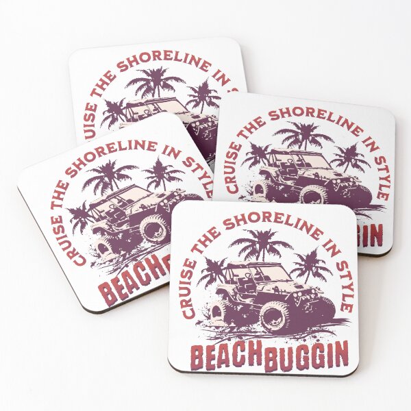 Item preview, BEACH BUGGIN T-Shirt Design designed and sold by Tee Express.
