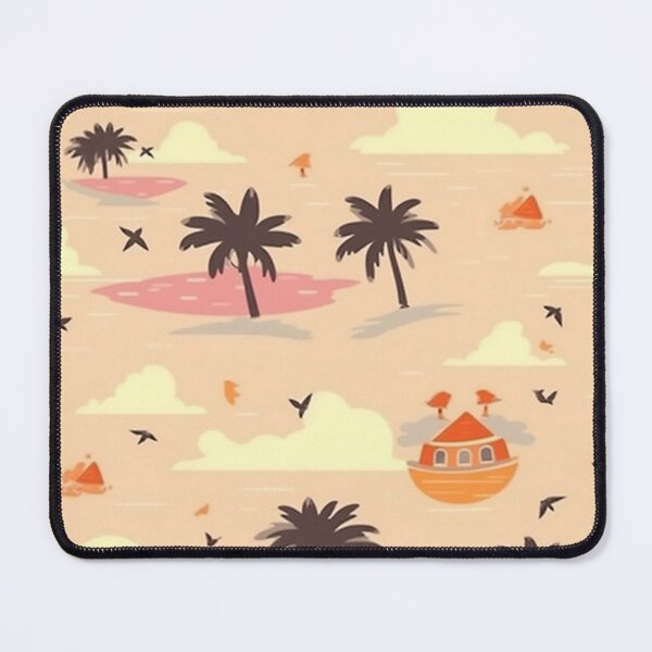 Item preview, Peach Island Pattern designed and sold by RooArtistry.