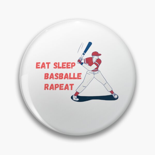 Item preview, Eat sleep baseball repeat designed and sold by Andalousse21.