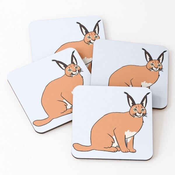 Item preview, Cute caracal illustration  designed and sold by Yarafantasyart.