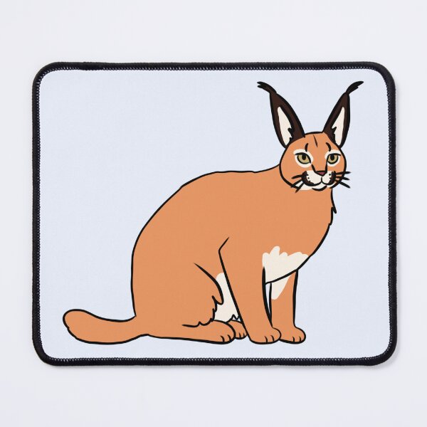 Item preview, Cute caracal illustration  designed and sold by Yarafantasyart.
