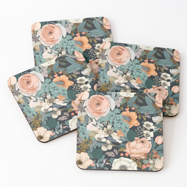 Item preview, colourful watercolour Flowers, digital art designed and sold by AthenaUK.