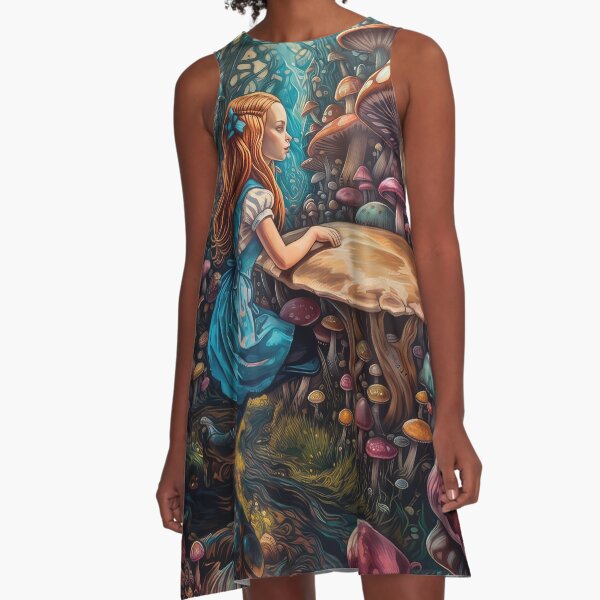 Item preview, Alice in Wonderland. "Tea Party with the Mad Hatter and the Cheshire Cat" designed and sold by thewandswant.