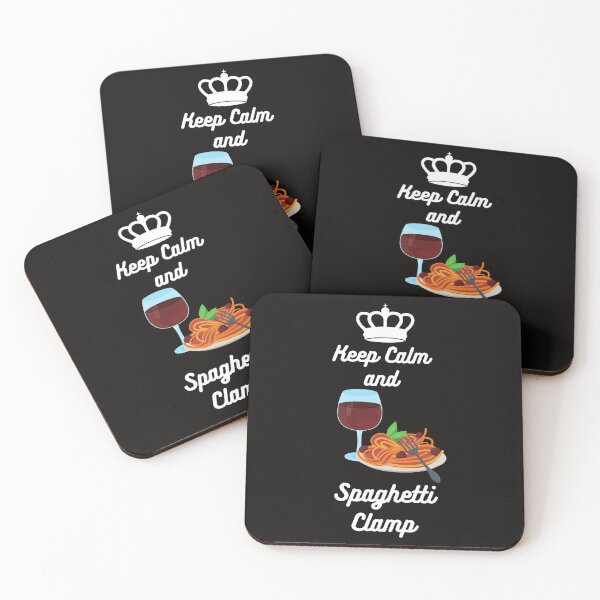 Item preview, Keep Calm and Spaghetti Clamp Italian Cuisine designed and sold by MiSuPa.