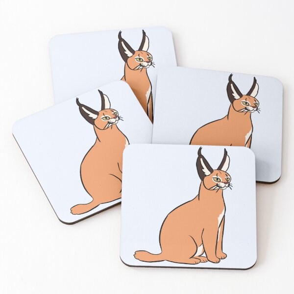 Item preview, Cute caracal illustration  designed and sold by Yarafantasyart.