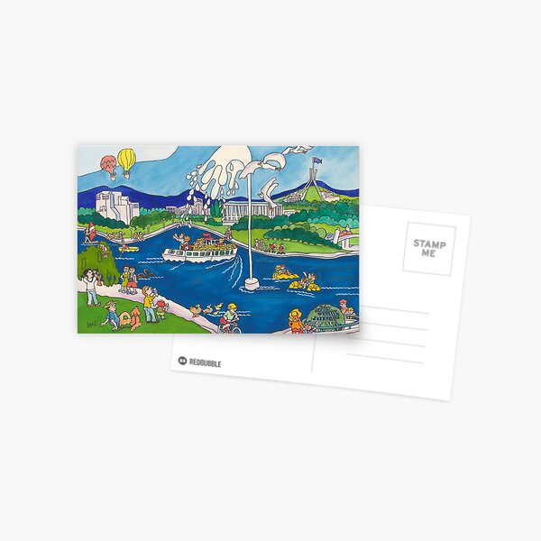 Item preview, Lake Burley Griffin fun designed and sold by CapitalFun.