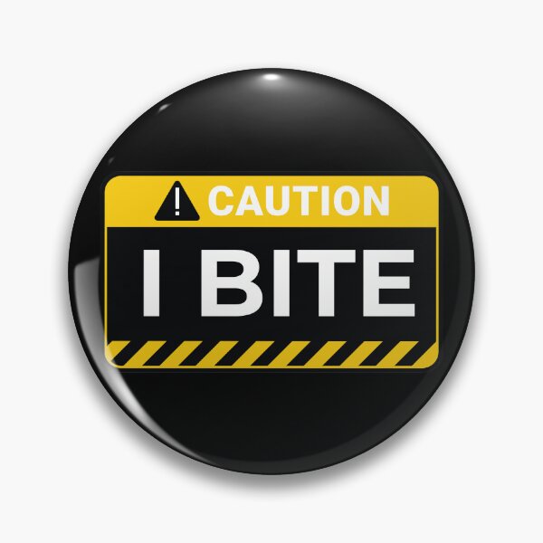 Item preview, Warning I BITE Sticker, Cat Mats, Dog Mats, Pet Blankets designed and sold by styleshdesign.
