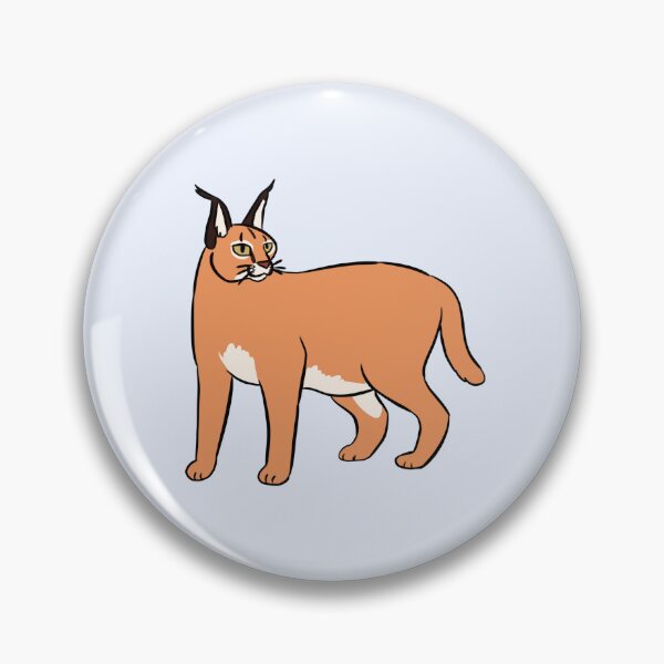 Item preview, Cute caracal illustration  designed and sold by Yarafantasyart.