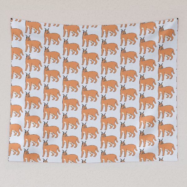 Item preview, Cute caracal illustration  designed and sold by Yarafantasyart.
