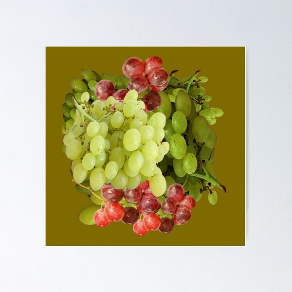Item preview, GREEN & RED GRAPES HARVEST designed and sold by sharlesart.