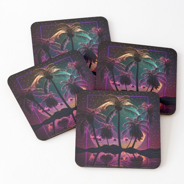 Item preview, Synthwave Neon Palms designed and sold by VhsNeon.