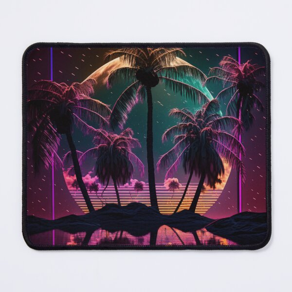 Item preview, Synthwave Neon Palms designed and sold by VhsNeon.