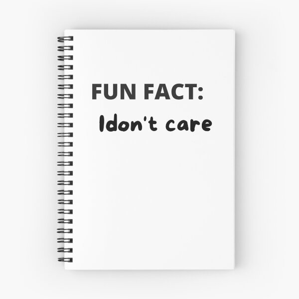 Item preview, Fun Fact: I Don't Care designed and sold by sooma-corner.