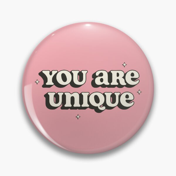 Item preview, You Are Unique Positive Affirmation designed and sold by bykirstco.