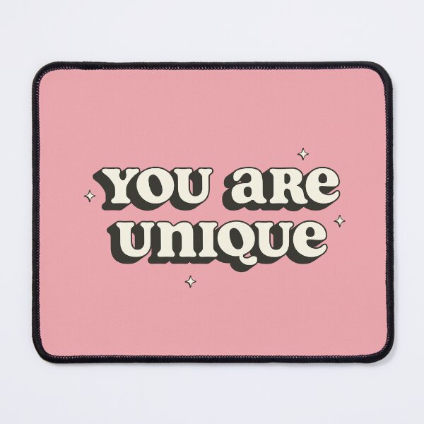Item preview, You Are Unique Positive Affirmation designed and sold by bykirstco.