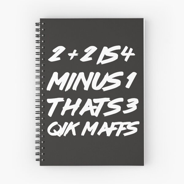 Item preview, 2 plus 2 is 4 minus 1 thats 3 qik maffs designed and sold by christopper.