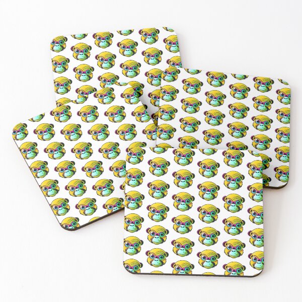 Item preview, Pop Art Monkey Glasses Smile designed and sold by RoboWear.