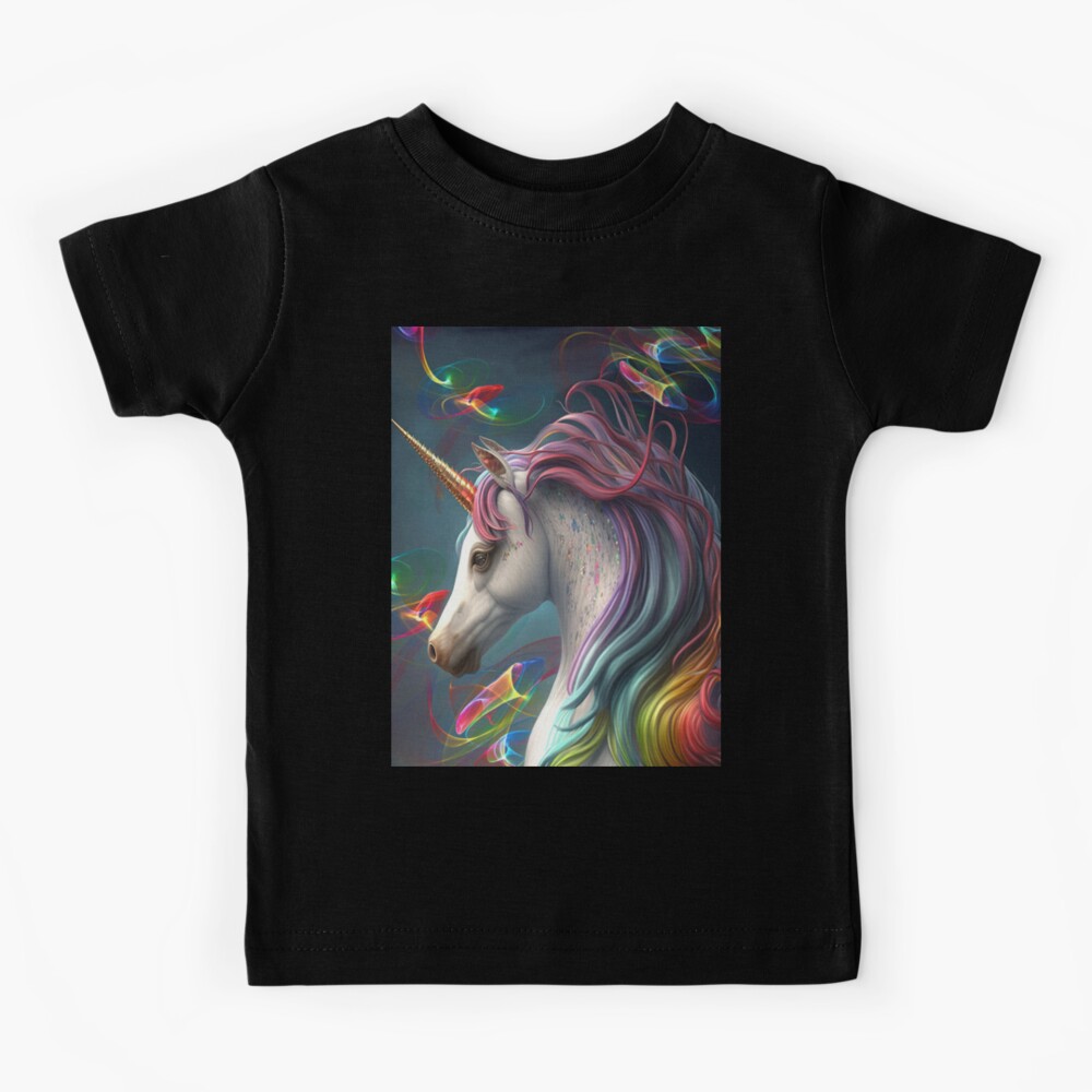 Magical Mystical Unicorn, fantasy art Kids T-Shirt for Sale by