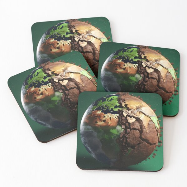 Item preview, Cracked Earth VS Green Earth Concept designed and sold by M16ka7a.