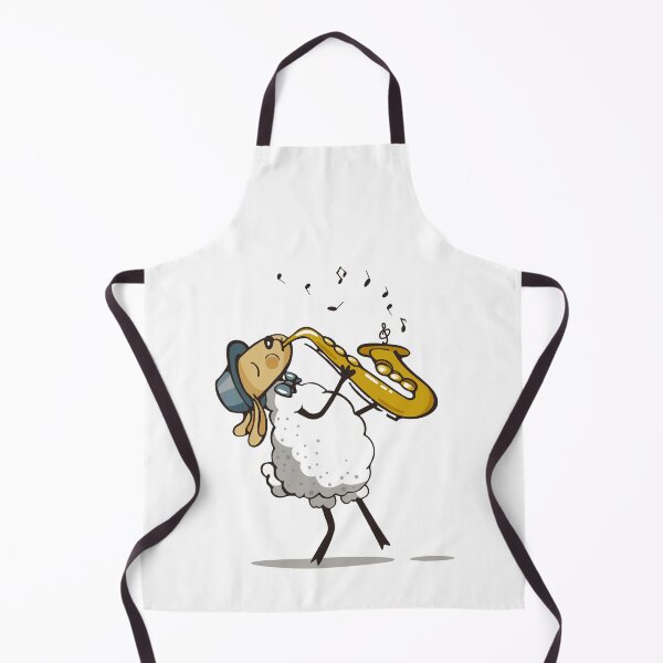 Item preview, sheep playing saxophone designed and sold by VaskanianArt.