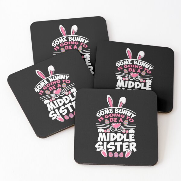 Item preview, Some Bunny Is Going To Be A Middle Sister Easter Day Girl designed and sold by 1Designology1.