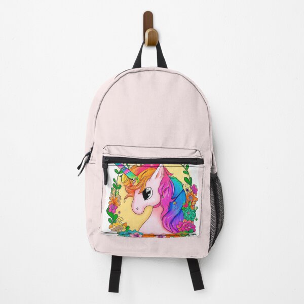 Item preview, The Last Unicorn . Unicorn encircled with colorful flowers. designed and sold by Featuring Lynn.