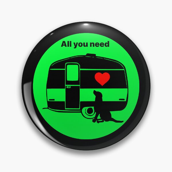 Item preview, ALL YOU NEED HEART DOG CARAVAN LIME designed and sold by Marni Scofidio Desi9ns.