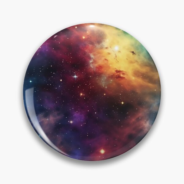 Item preview, Rainbow Nebula with Stars in Deep Space designed and sold by KitsoBerry.