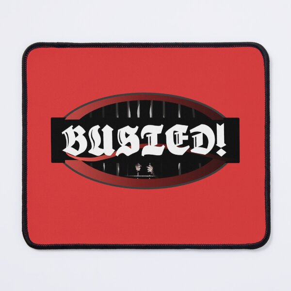 Item preview, Busted Logo Jail Cell red designed and sold by Artbysaeme.