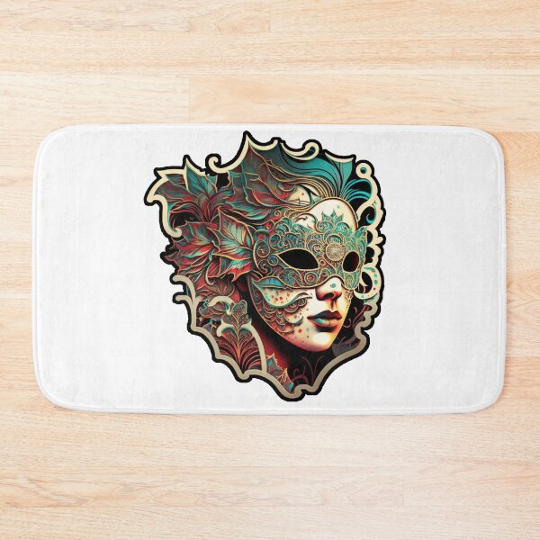 Item preview, VENICE CARNIVAL MASK ILLUSTRATION designed and sold by ARTISTRY  ATELIER.