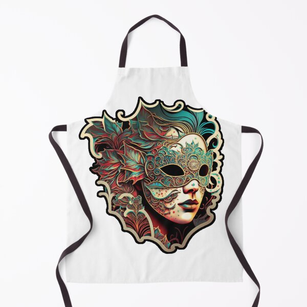Item preview, VENICE CARNIVAL MASK ILLUSTRATION designed and sold by ARTISTRY  ATELIER.