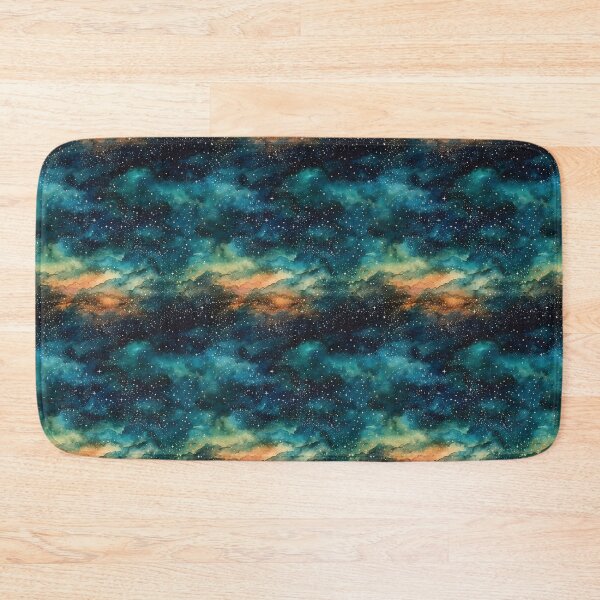 Item preview, Watercolor Space Pattern with Stars designed and sold by KitsoBerry.