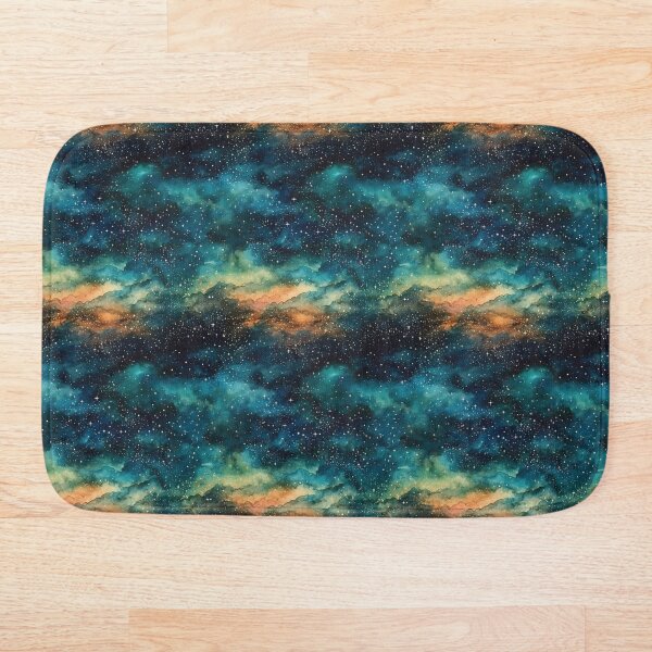 Item preview, Watercolor Space Pattern with Stars designed and sold by KitsoBerry.
