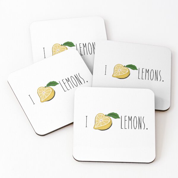 Item preview, I love Lemons. designed and sold by Nicole DeAngelis Art .