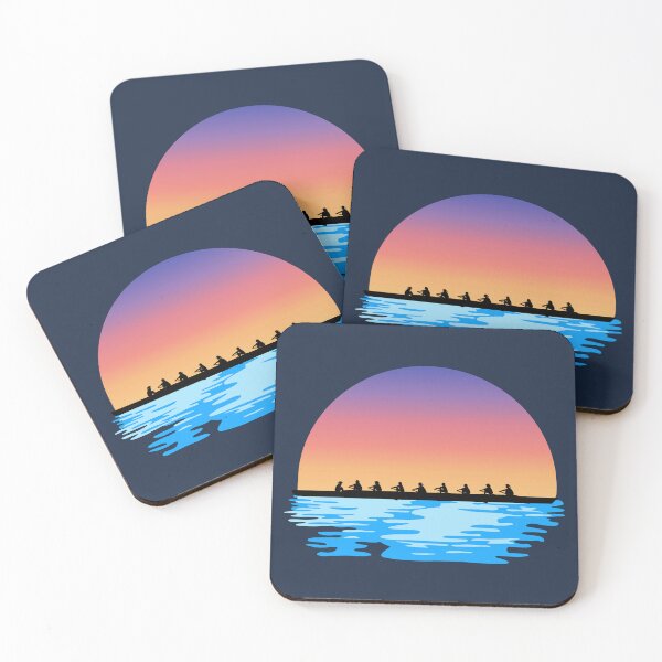 Item preview, Rowing eights women, water and sun designed and sold by claudiasartwork.