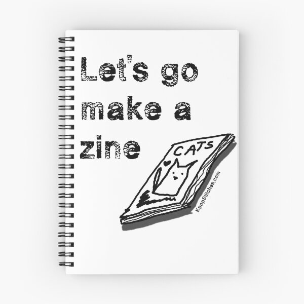 Item preview, Let's go make a cat zine designed and sold by katydubu.