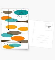 Mid-Century Modern Ovals III Postcards