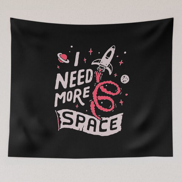 Item preview, Colorful Rocket Art: I Need More Space designed and sold by AbundanceSeed.