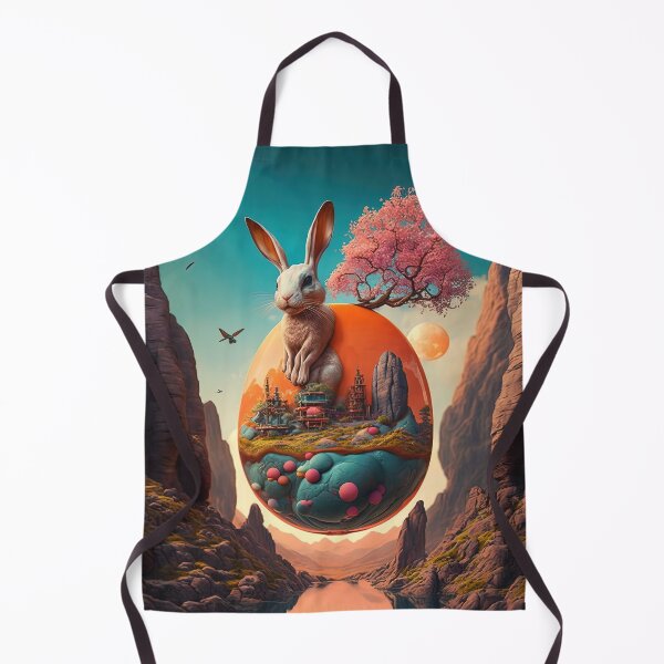 Item preview, The Year of The Rabbit 2023, Chinese Zodiac New Year 2023 - AI-Generated surrealist Art designed and sold by Flowsaiartshop.
