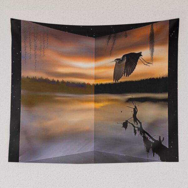 Item preview, Great Blue Heron on the Bayou designed and sold by dholland57.