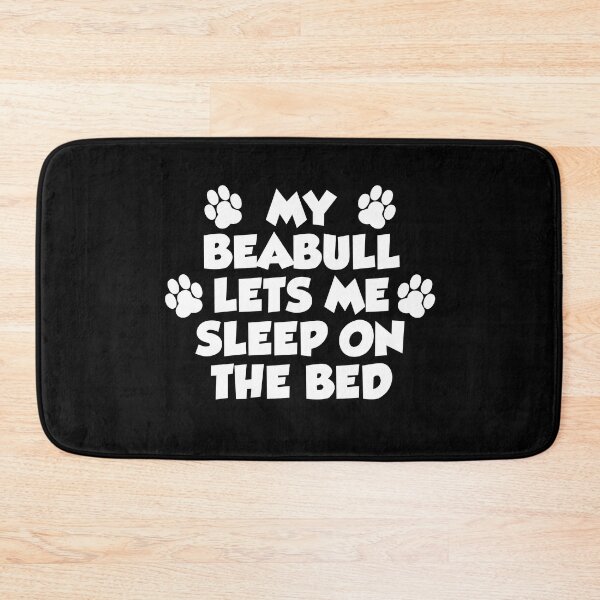 Item preview, My Beabull Lets Me Sleep On The Bed Dog Paw designed and sold by jaycartoonist.