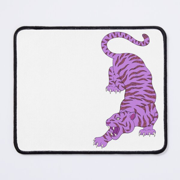 Item preview, Lilac/pink leafy tiger designed and sold by LibbyHaggerArt.