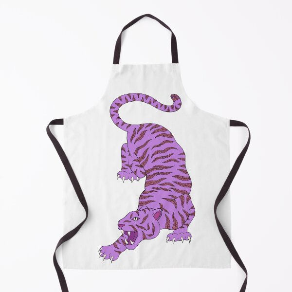 Item preview, Lilac/pink leafy tiger designed and sold by LibbyHaggerArt.