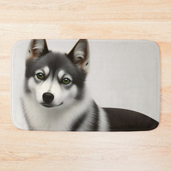 Item preview, Alaskan Klee Kai, charcoal drawing, Ai Generated Art  designed and sold by ACC .