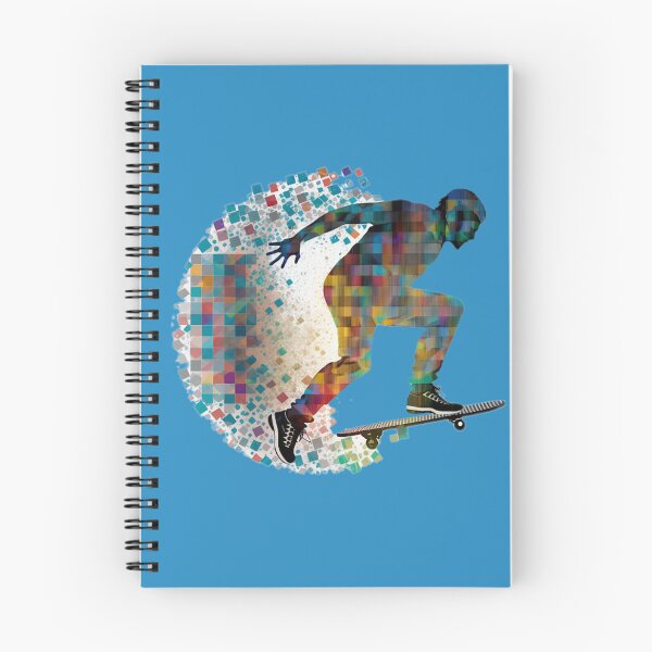Item preview, Painted Skateboarder designed and sold by Geotopica.