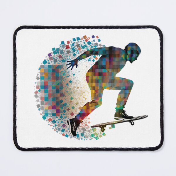 Item preview, Painted Skateboarder designed and sold by Geotopica.