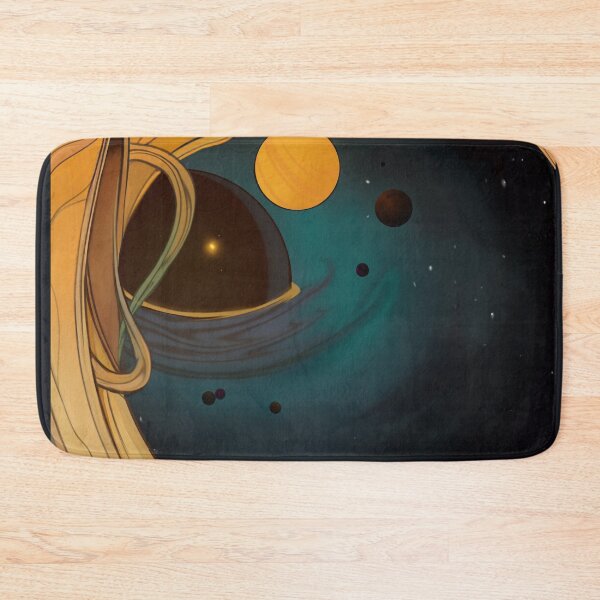 Item preview, Vintage Black Hole Planetary Scene designed and sold by Cosmic-Jungle.