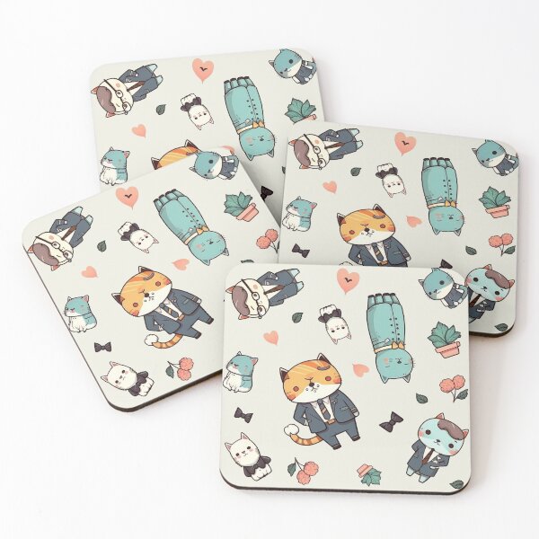 Item preview, Cute Cats Pattern designed and sold by aiko-art.