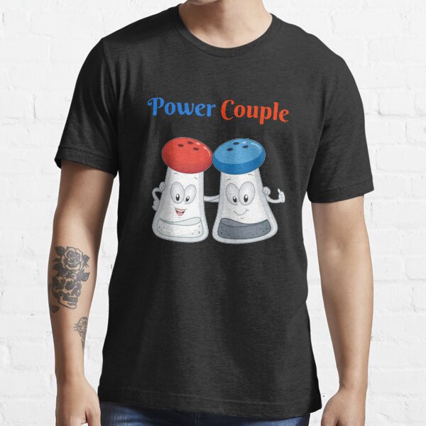 Salt And Pepper Power Couple Salt Shaker Pepper Shaker Set Essential T-Shirt