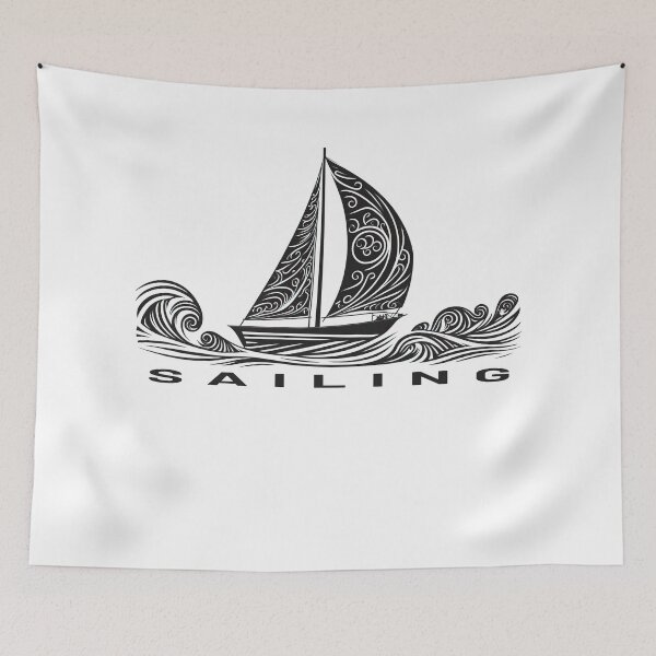 Item preview, Sailing - A Nautical Design designed and sold by Mindful-Designs.